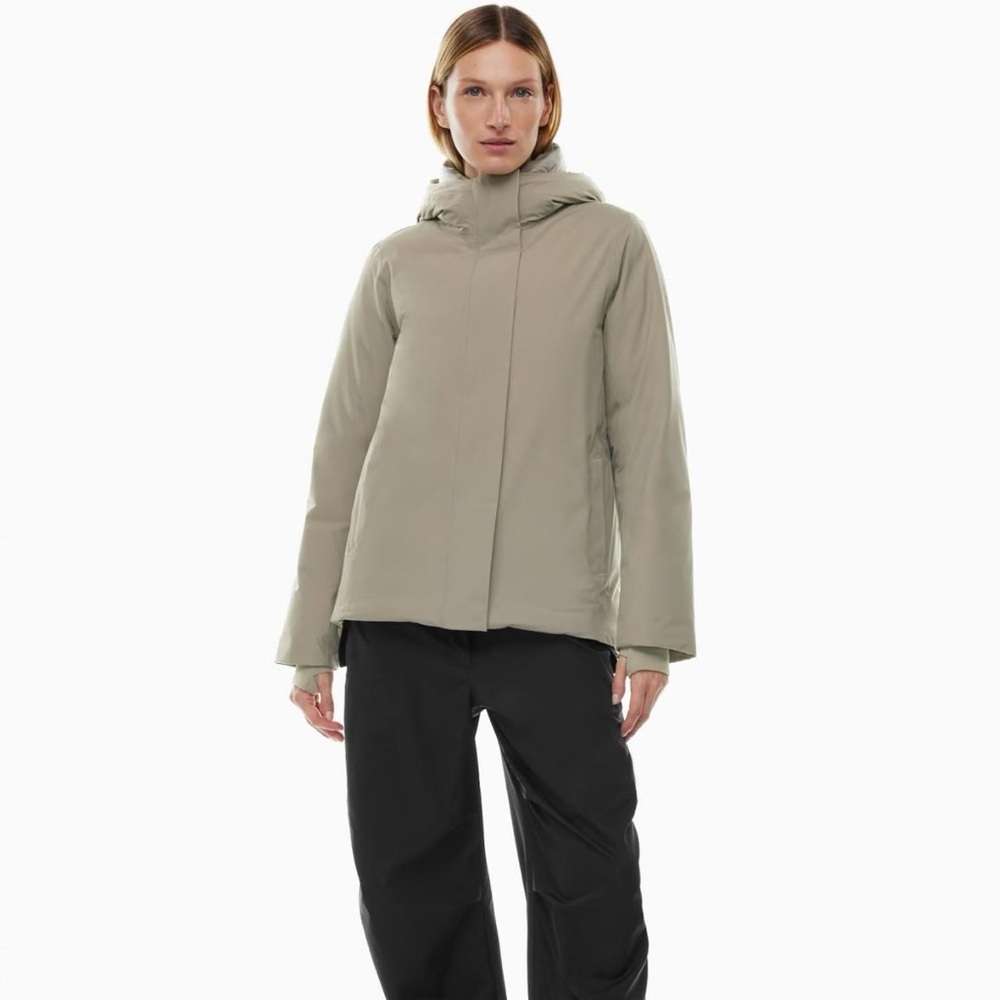 Aritzia THE GROUP Taupe Explore Short Parka jacket - Picture 2 of 5